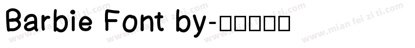 Barbie Font by字体转换